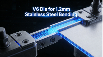 Is a V6 Die Appropriate for Bending 1.2mm 304 Stainless Steel Sheet?